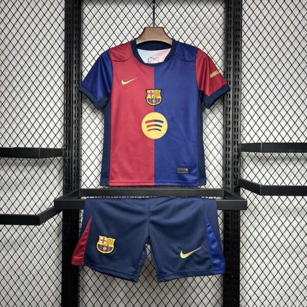 Barcelona kid home kit 24/25